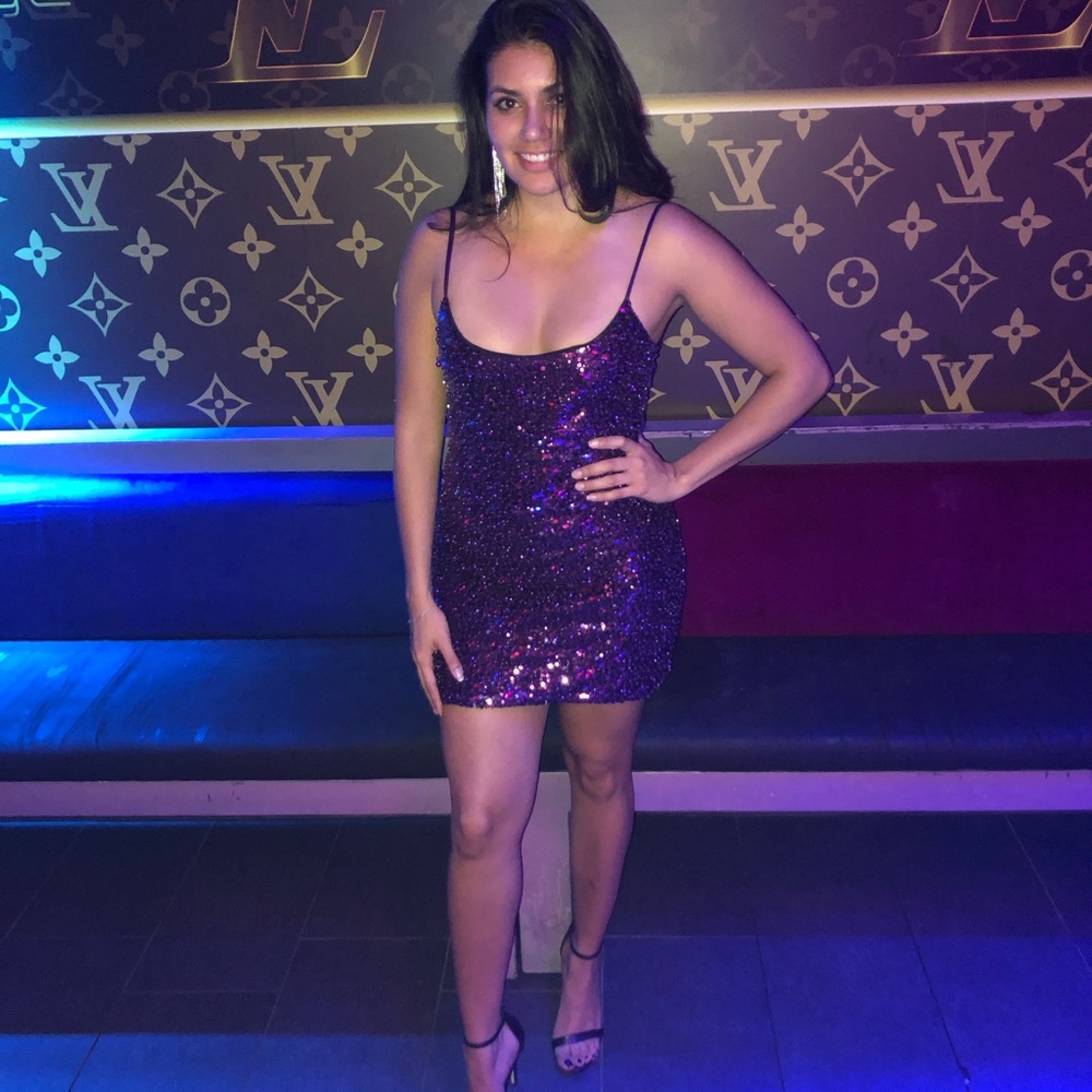 OH POLLY SEQUINED DRESS
